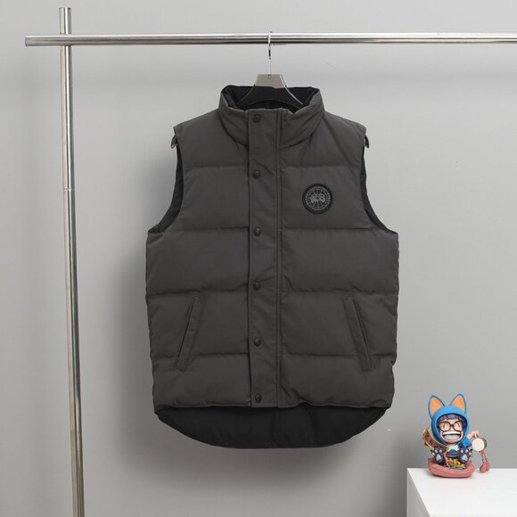 Canada Goose Gray Puffer Vest - Picture 1 of 7